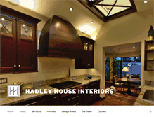 Tablet Screenshot of hadleyhouseinteriors.com